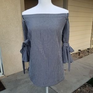 Off the Sholder Bell Sleeves Blouse